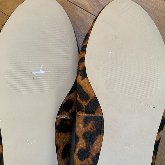 Talbots - Ryan Leopard Haircalf Flats - Picture 9 of 9